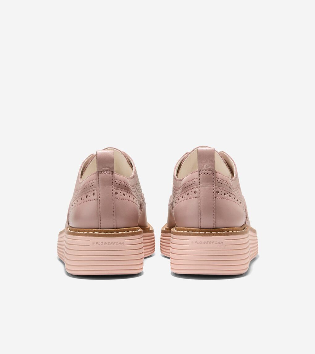 オリジナルグランド プラットフォーム ウィングチップ オックスフォード womens.