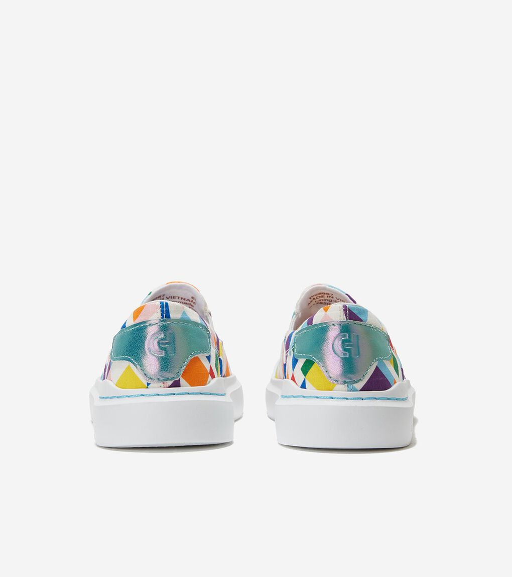 グランドプロ ラリー キャンバス スリッポン womens.