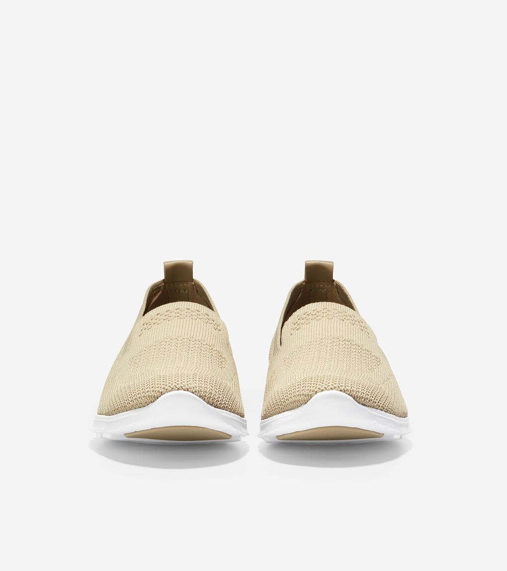 ゼログランド スティッチライト スリッポン ローファー womens.