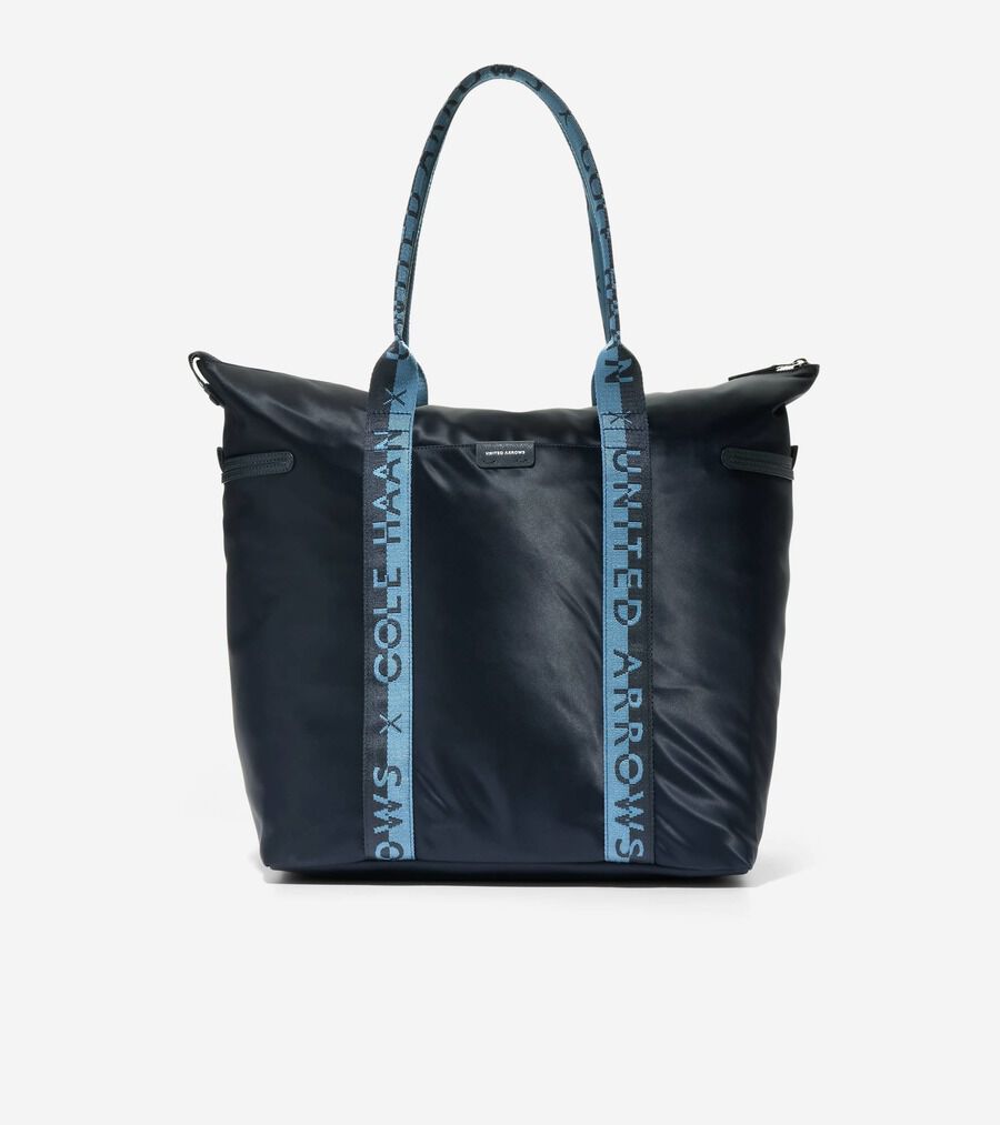 COLE HAAN ブラックトートバッグ 収納袋付き COLE HAAN ブラック トートバッグ - メルカリ