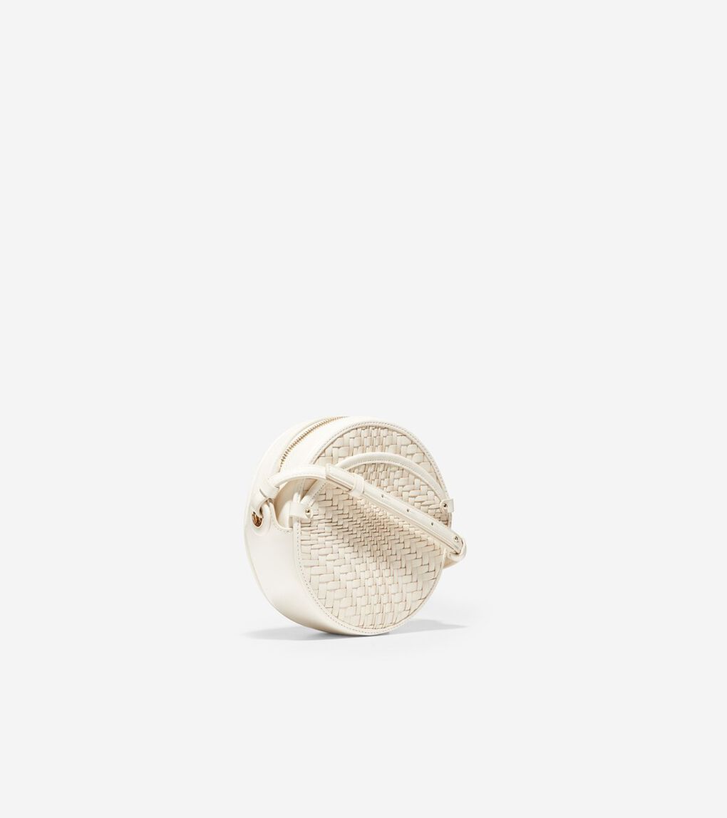 グランド アンビション ウォーブン レザー サークル バッグ womens.