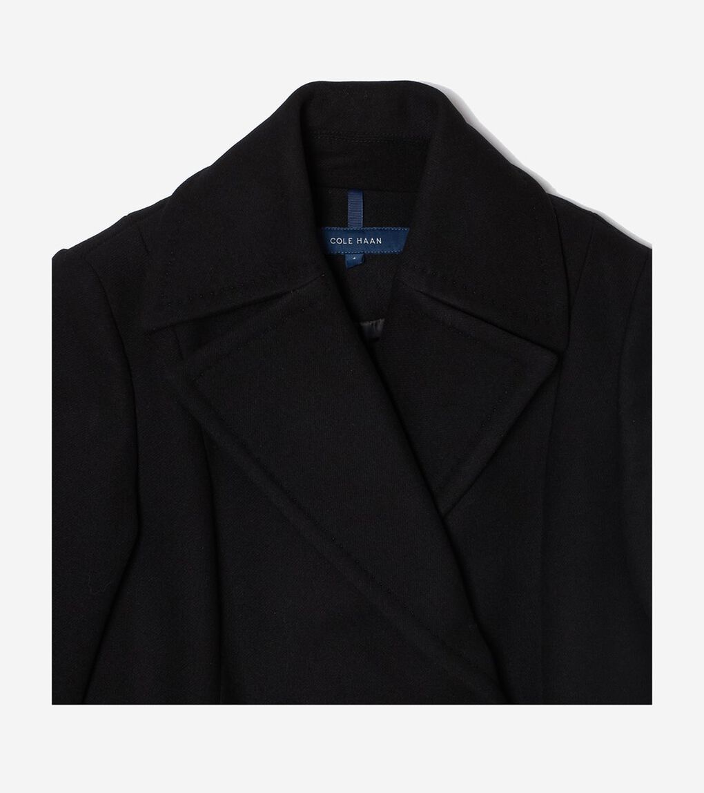 ファインウールツイルピーコート womens.