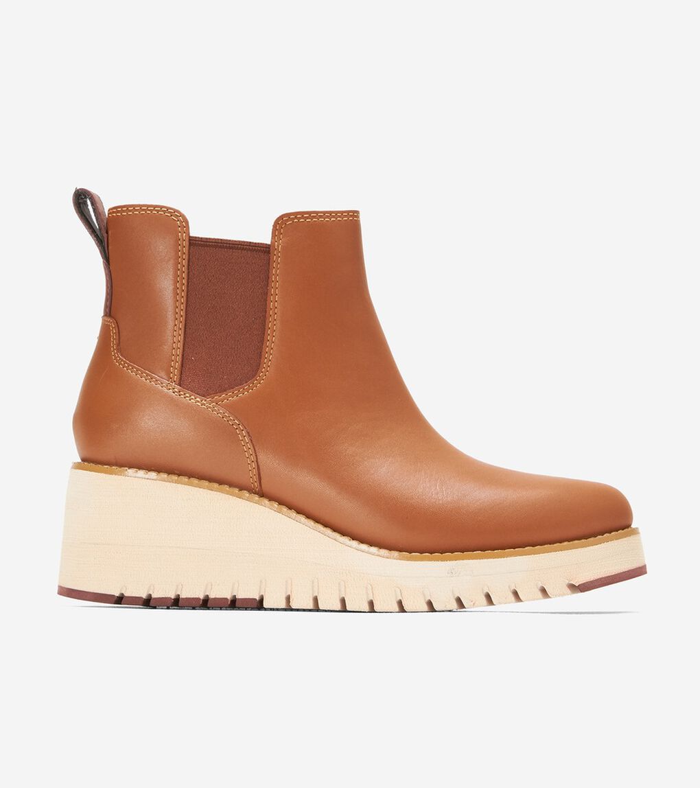 ゼログランド シティ ウェッジ ブーツ womens.