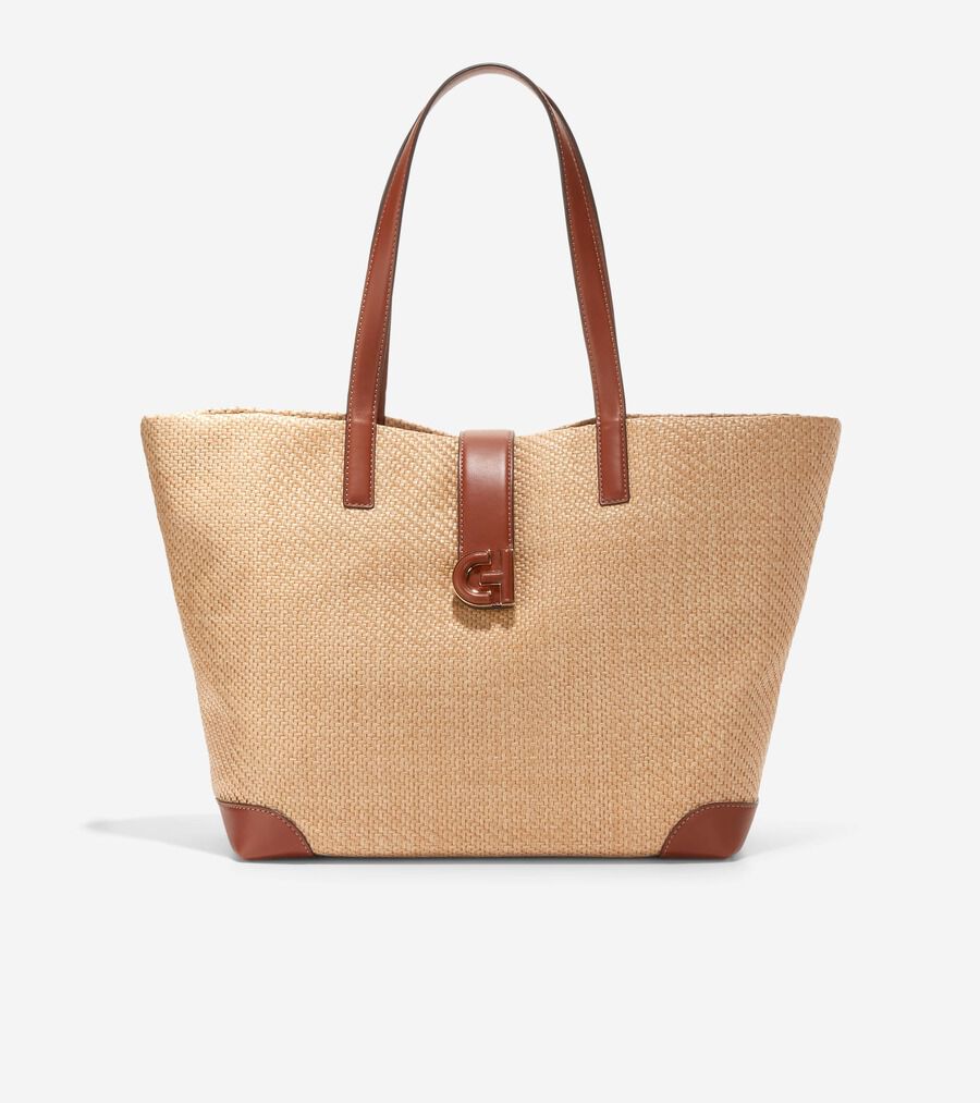 レモンイエロー 横型トートバッグ 品質の牛革 人気バッグ | Baginning