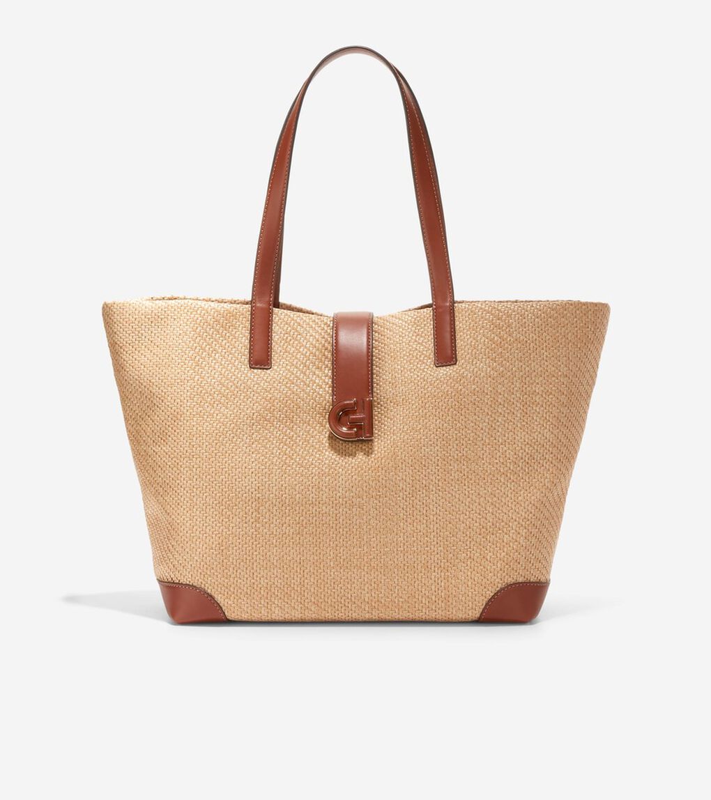 クラッシック ストロー トート womens.