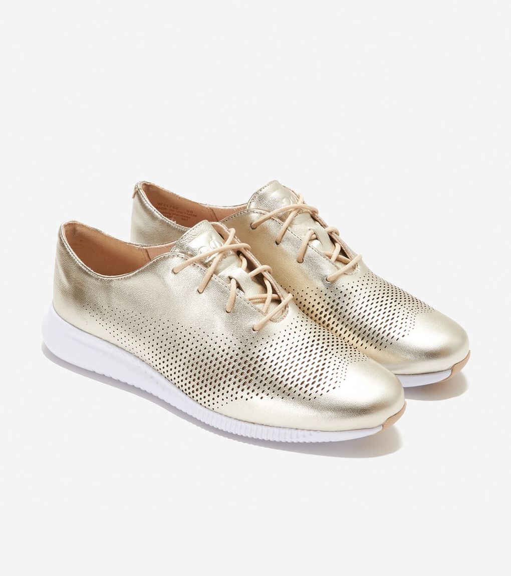 2.ゼログランド レーザー ウィングチップ オックスフォード womens.