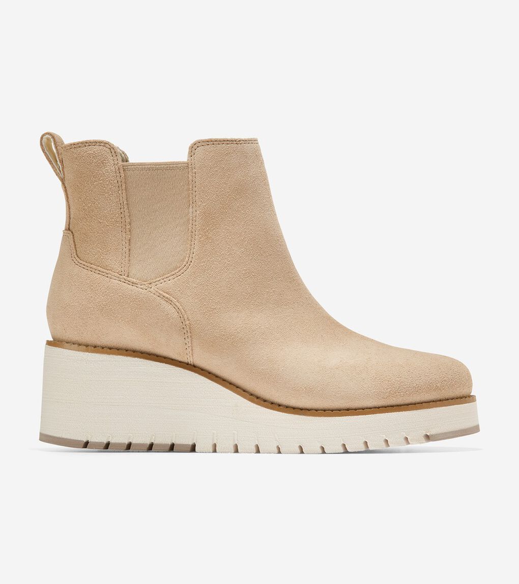 ゼログランド シティ ウェッジ ブーツ ウォータープルーフ womens. 0.0 