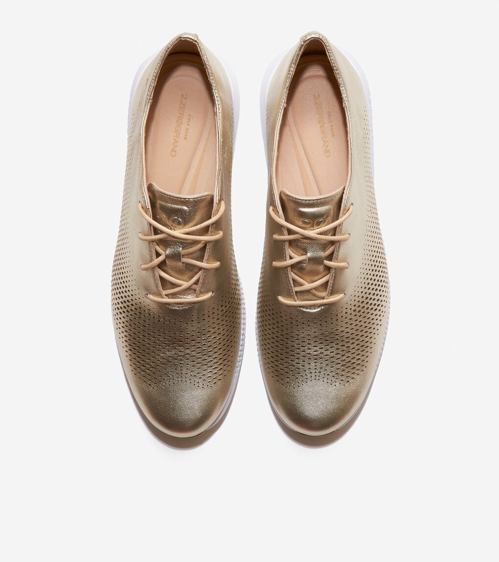 2.ゼログランド レーザー ウィングチップ オックスフォード womens.
