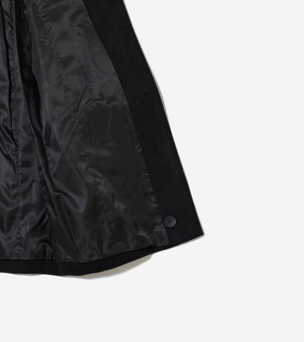 ノッチラペル ウールコート womens.