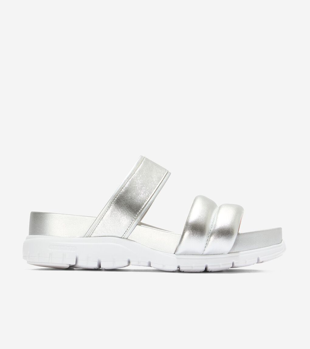 ゼログランド ダブルバンド スライド サンダル womens.