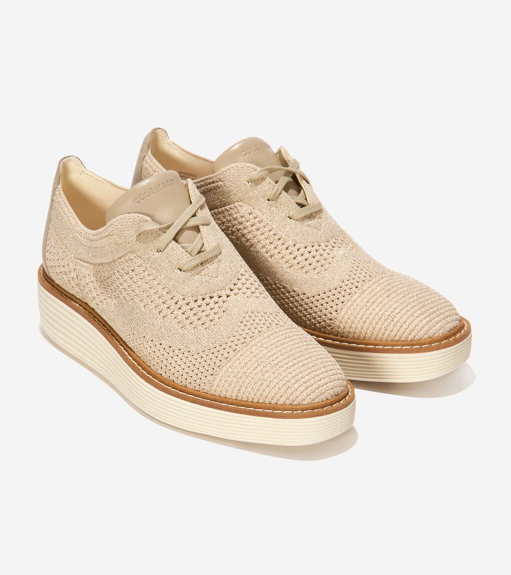 オリジナルグランド プラットフォーム スティッチライト オックスフォード womens.