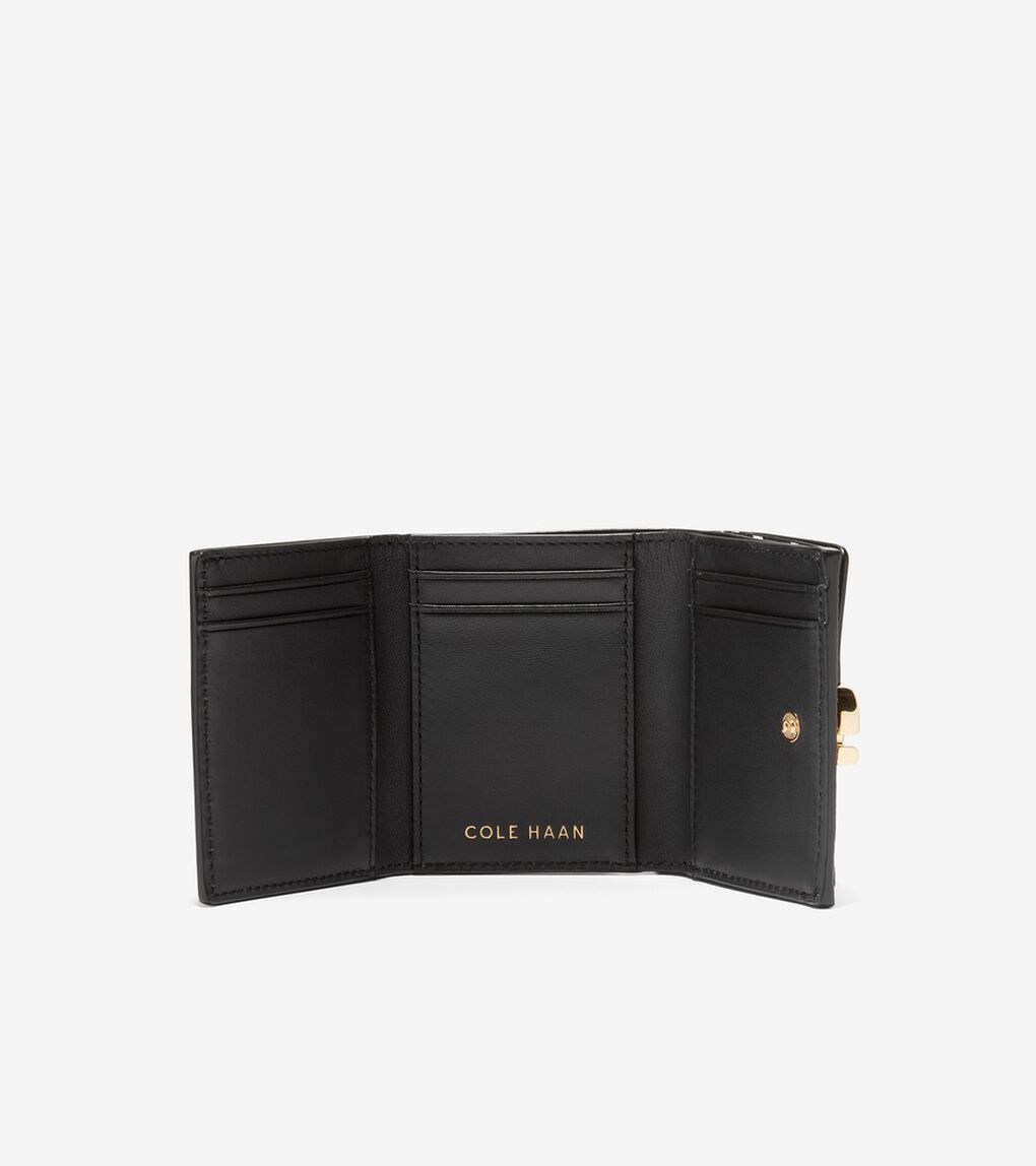 エッセンシャル トリフォールド ウォレット womens.
