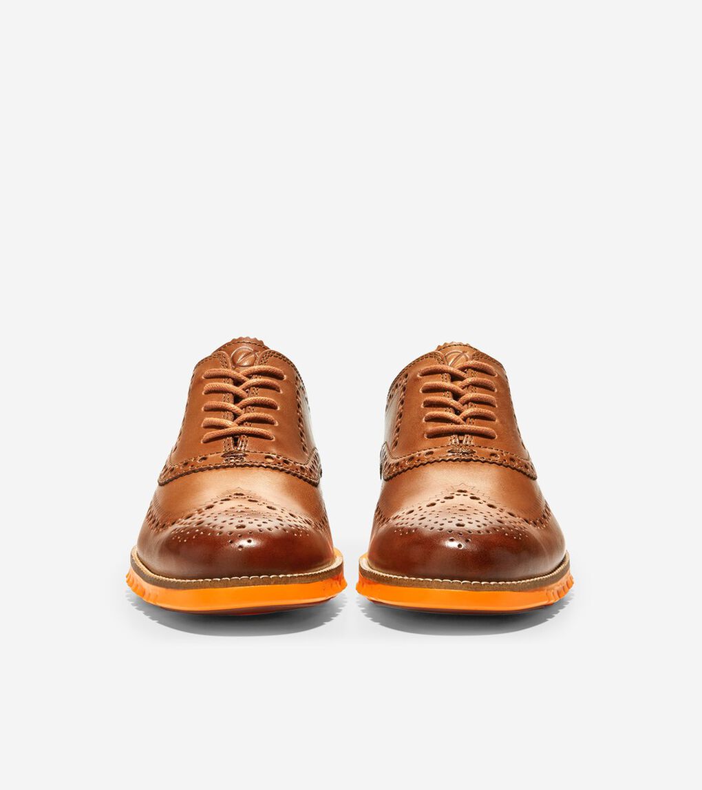 ゼログランド ウィングチップ オックスフォード mens.