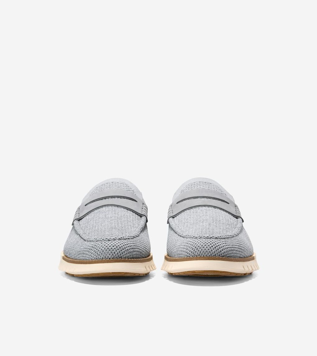 ゼログランド リマスタード スティッチライト ローファー mens