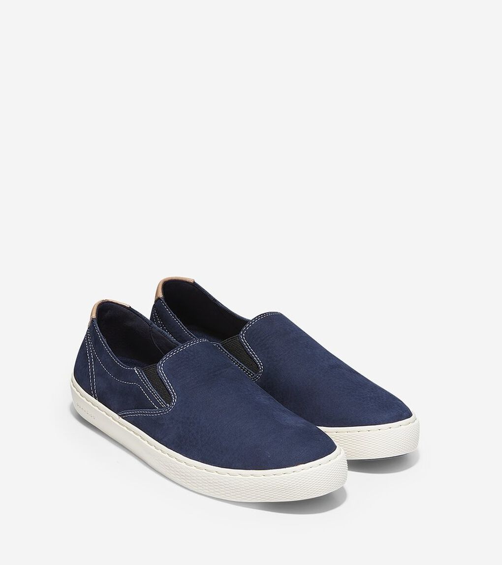 グランドプロ デッキ スリップオン スニーカー Mens