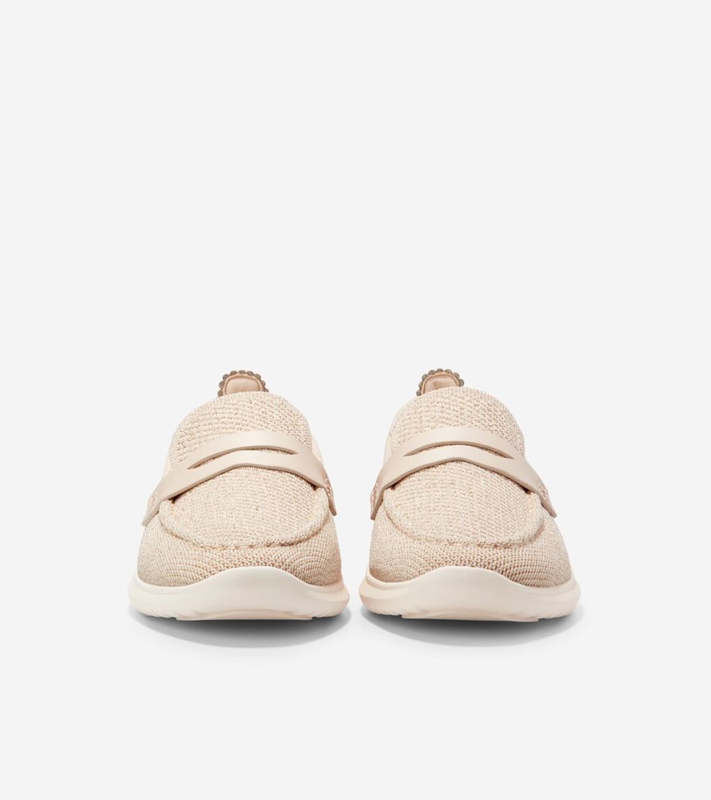 ゼログランド メリット スティッチライト ローファー womens.