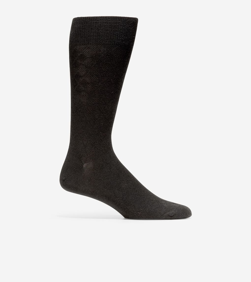 トーナル アーガイル クルー mens.
