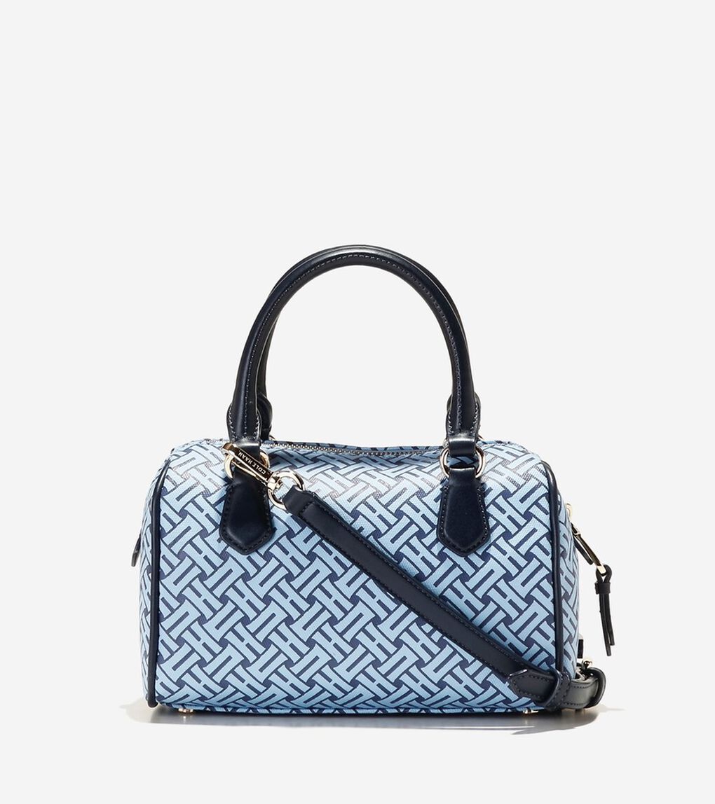 シグネチャー ウィーブ ミニ バレル サッチェル womens. 9000 | COLE_HAAN