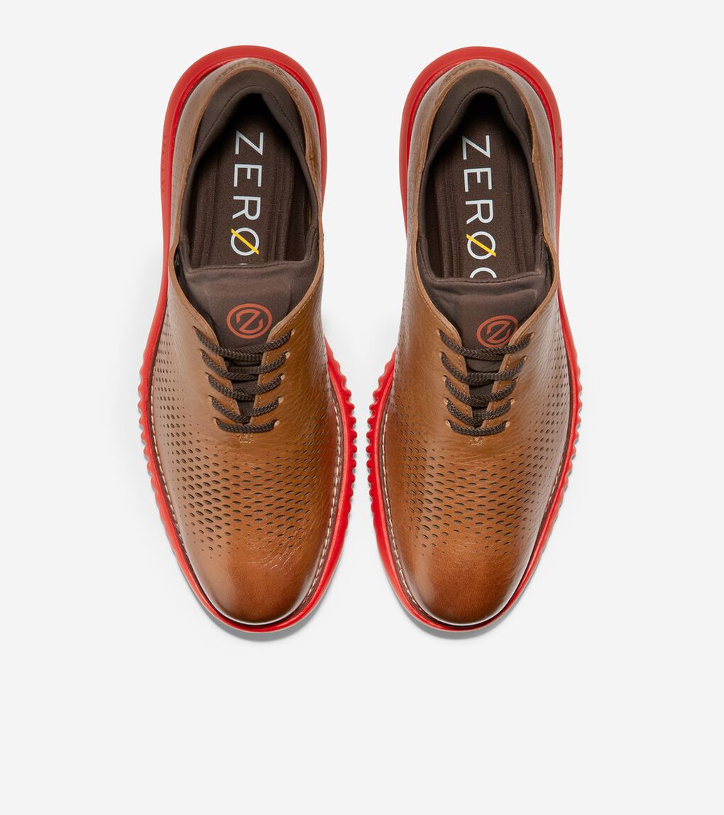 2.ゼログランド レーザー ウィングチップ オックスフォード ラインド mens.