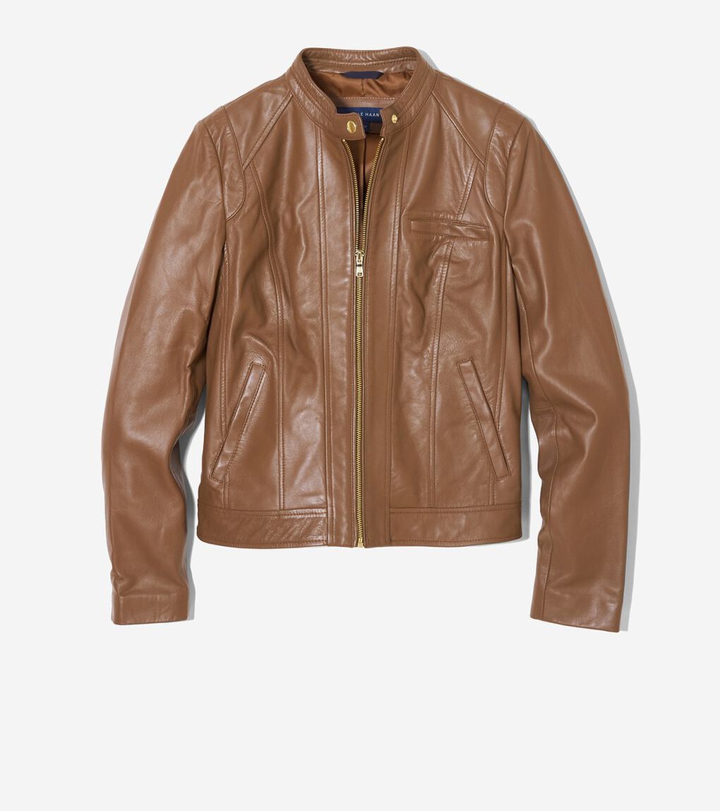スムーズ ラム ジャケット womens.
