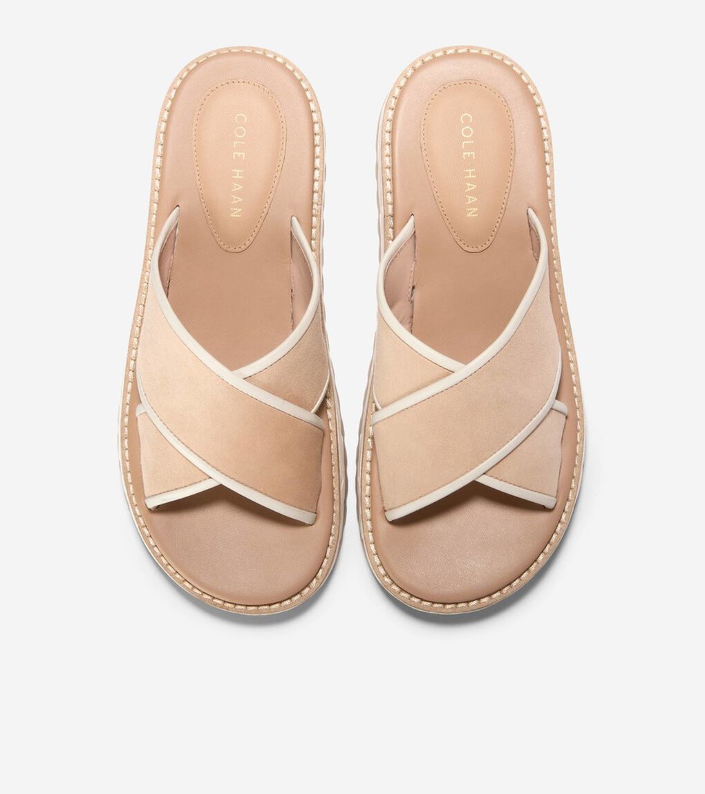 グランドプロ デイリン ウェッジ スライド サンダル womens