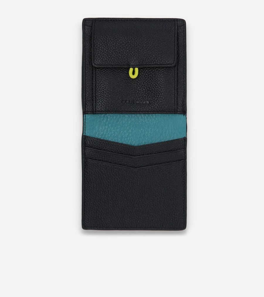 コールハーン カラーブロック カードケース 財布 メンズ コール ハーン COLE HAAN カラーブロック ジップ カード ケース