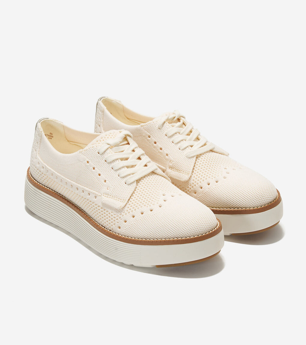 グランド シティモーション スティッチライト オックスフォード womens.