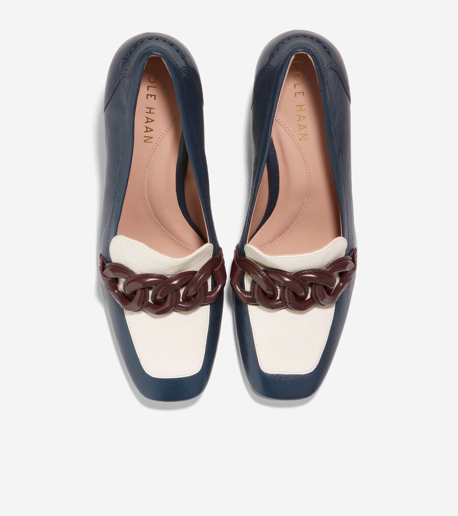 クリスティ スクエア チェーン ローファー womens. 0.0 | COLE_HAAN