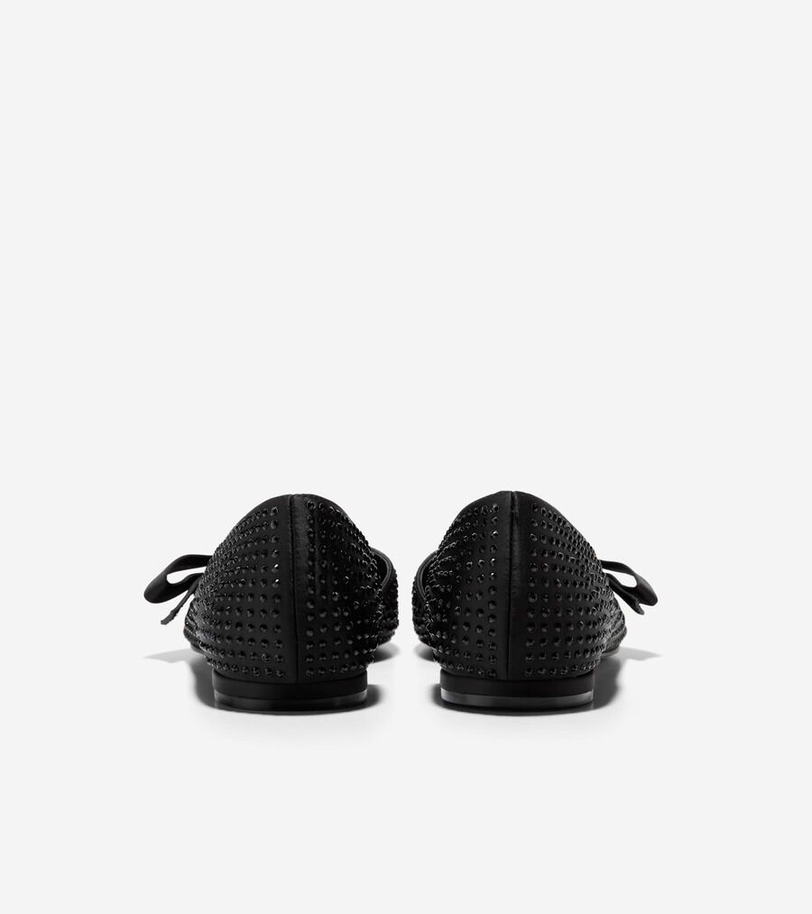 セール☆COLE HAAN ノエラ ボウ スキマー（ブラックサテン） Amazon | Cole Haan レディース ノエラボウスキマーローファー