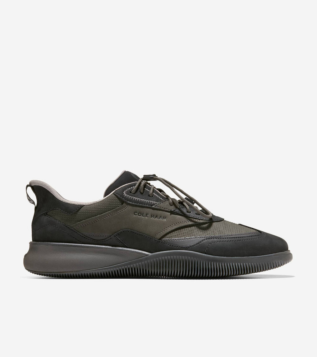6.ゼログランド クイックオン レザー スニーカー mens
