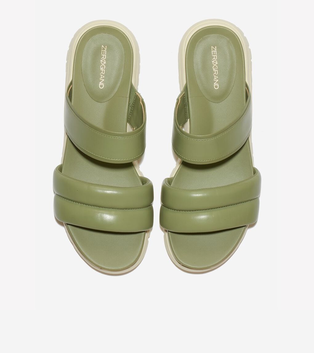 ゼログランド ダブルバンド スライド サンダル womens.