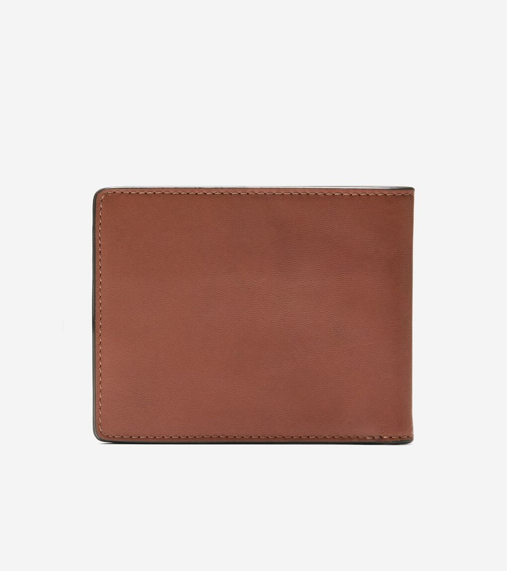 レザースリムフォールドウォレット mens