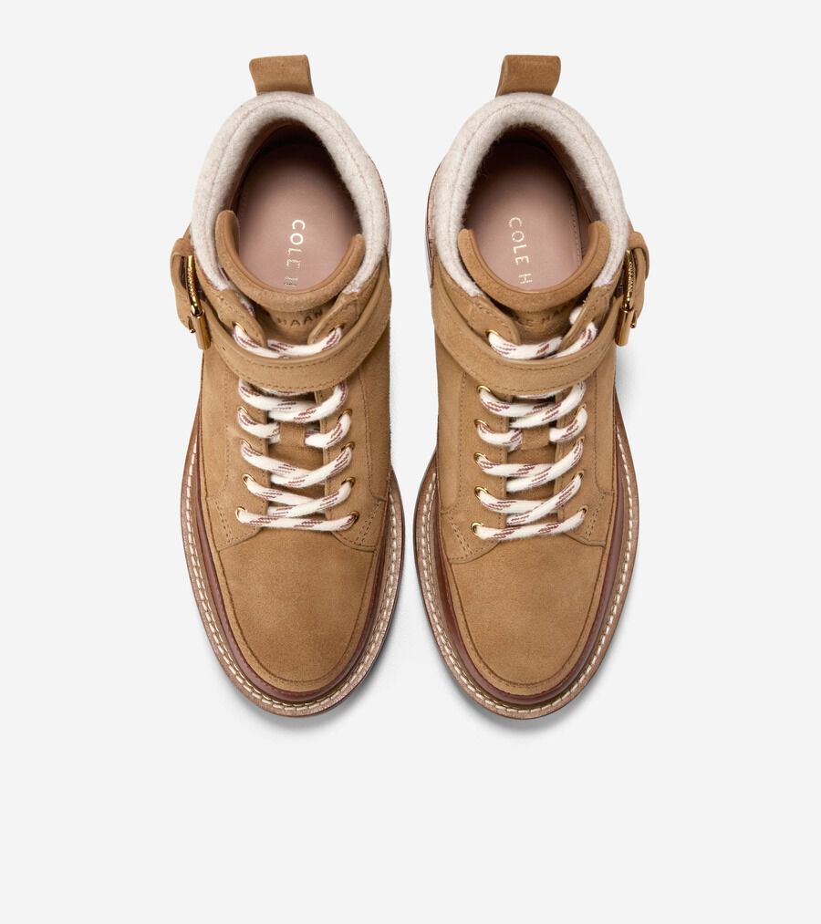 シブリー ウォータープルーフ レースアップ ブーティー womens 46000