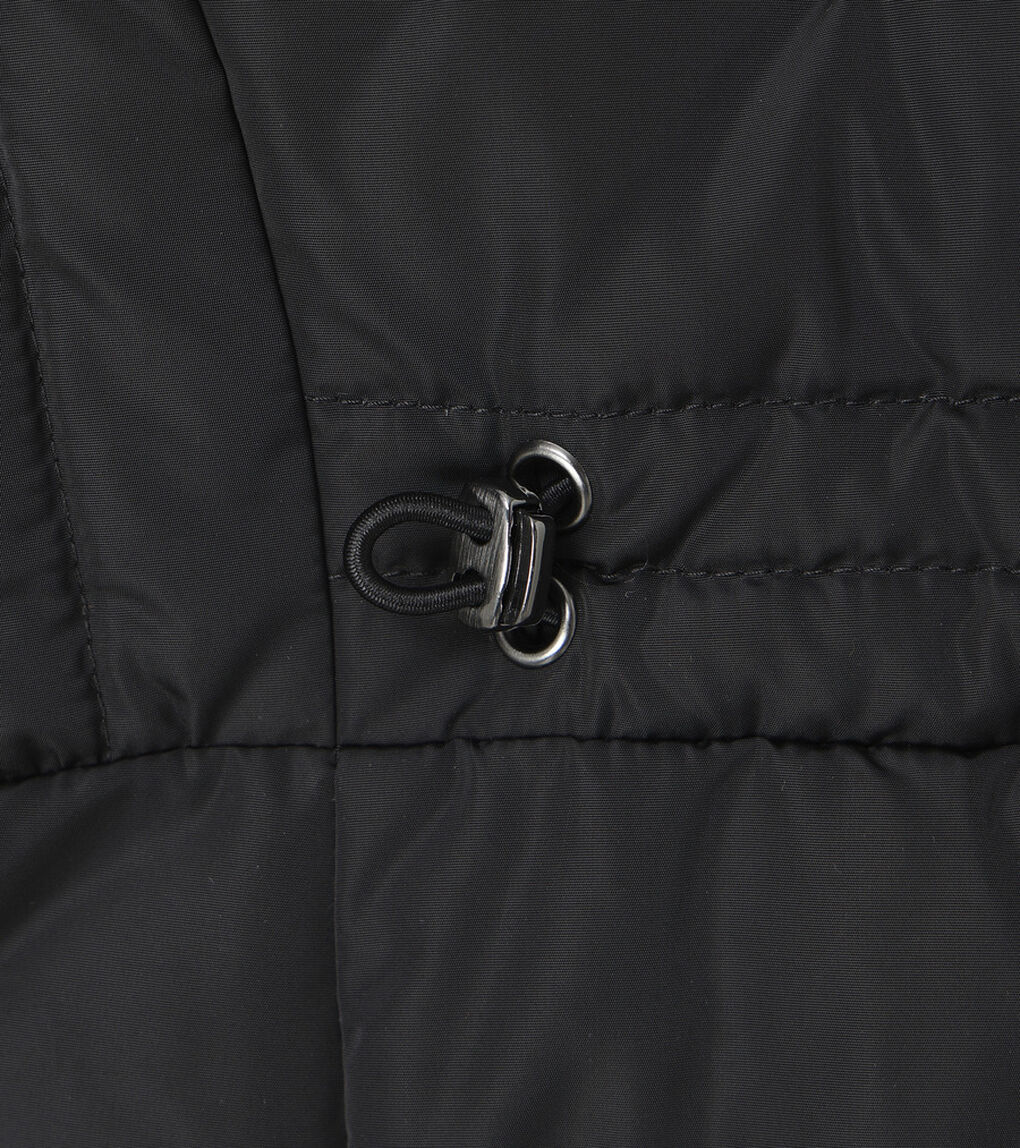 タフタ ダウン ジャケット ウィズ セットイン フード womens