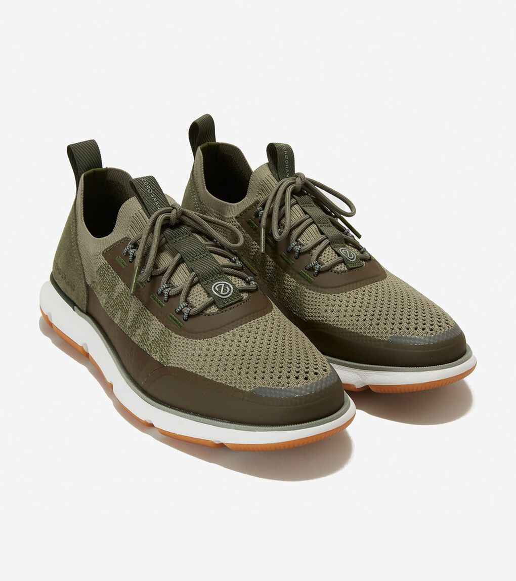 4.ゼログランド スティッチライトスニーカーウォーターレジスタント mens.