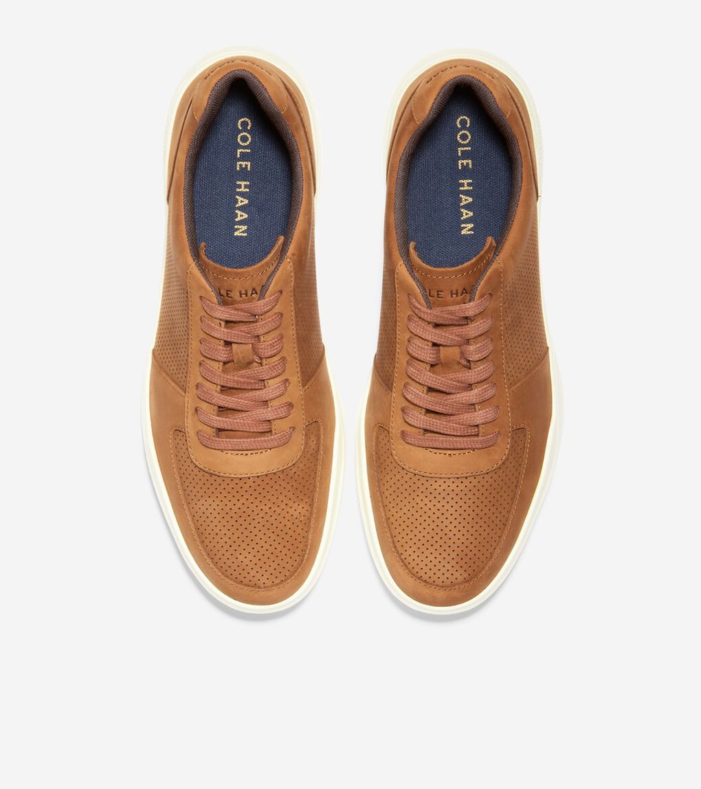 グランド クロスコート モダン パーフォレーション スニーカー mens.