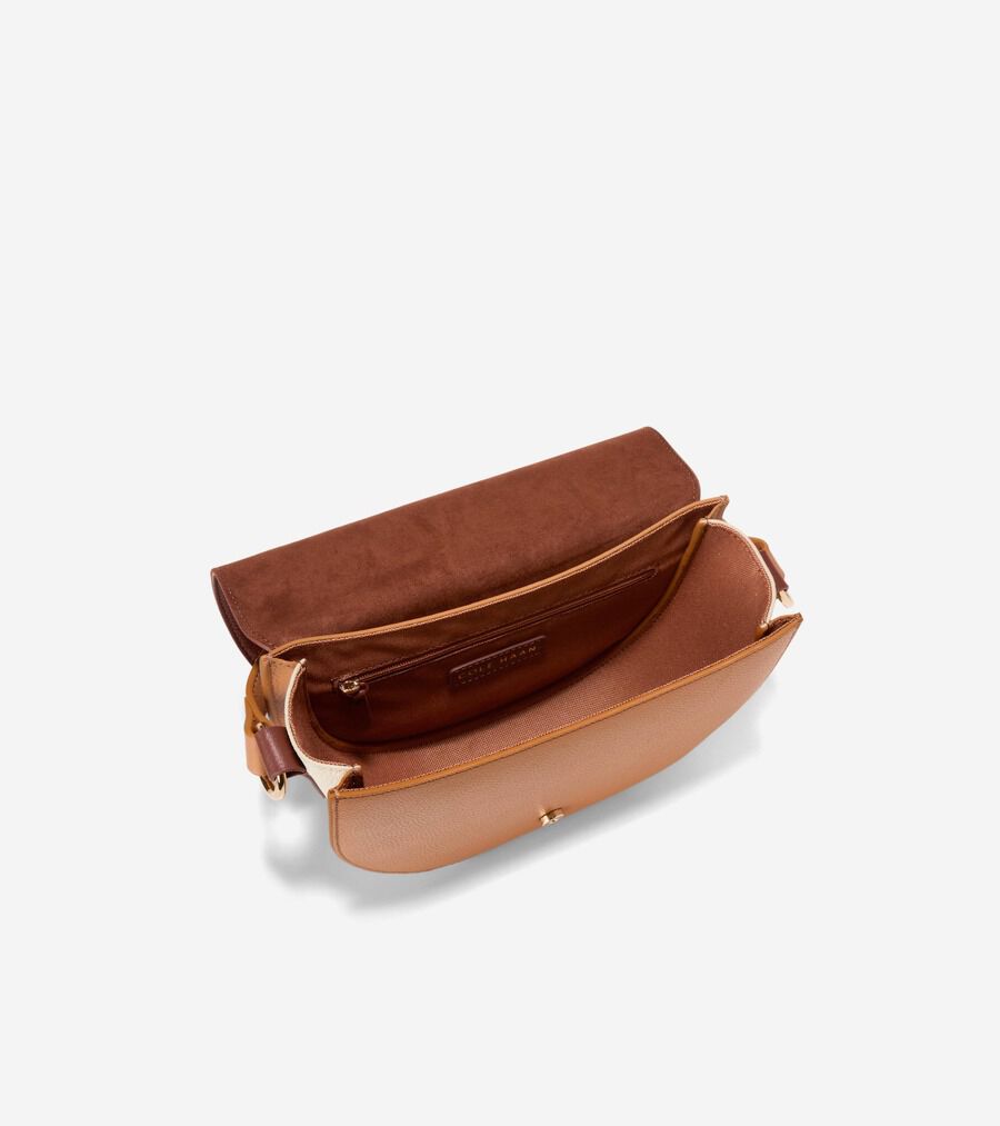 セール☆COLE HAAN エビ−サドルバッグ（ブラック） セール】エビ－チェーンサドルバッグ womens（ショルダーバッグ