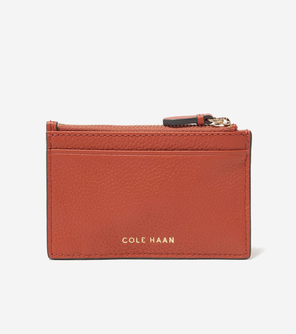 カード ケース ジップ付き womens.