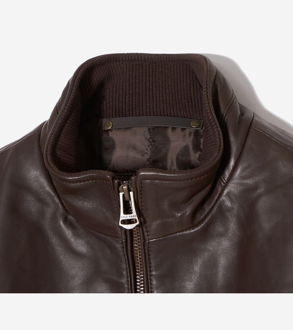 スムーズ ラム レザー ジャケット mens.