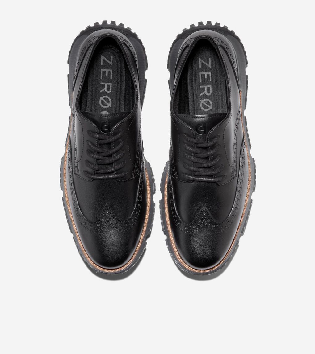 4.ゼログランド ウィングチップ ウィンター オックスフォード mens.