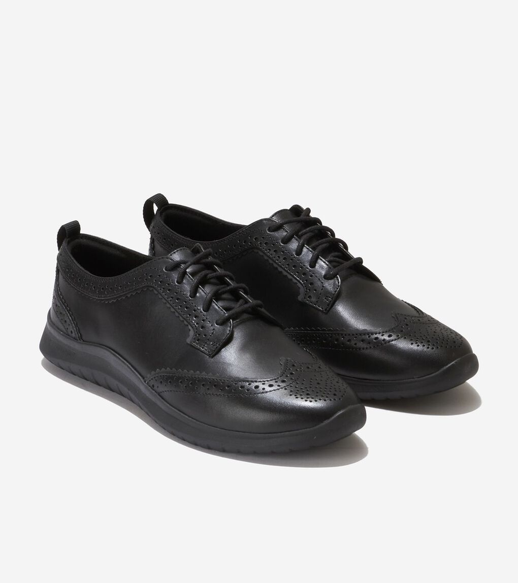ゼログランド メリット ウィングチップ オックスフォード womens.