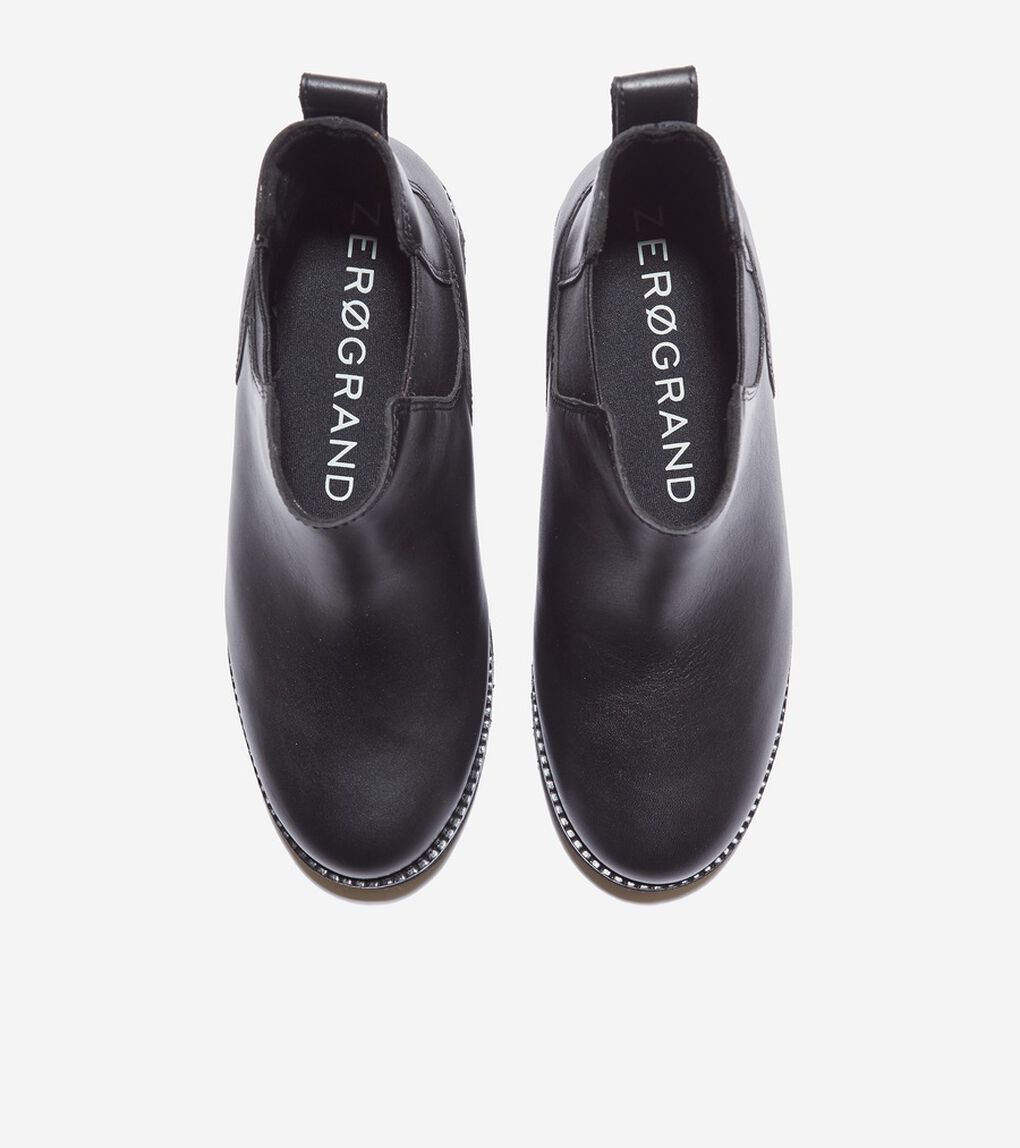 ゼログランド シティ ウェッジ ブーツ ウォータープルーフ womens.