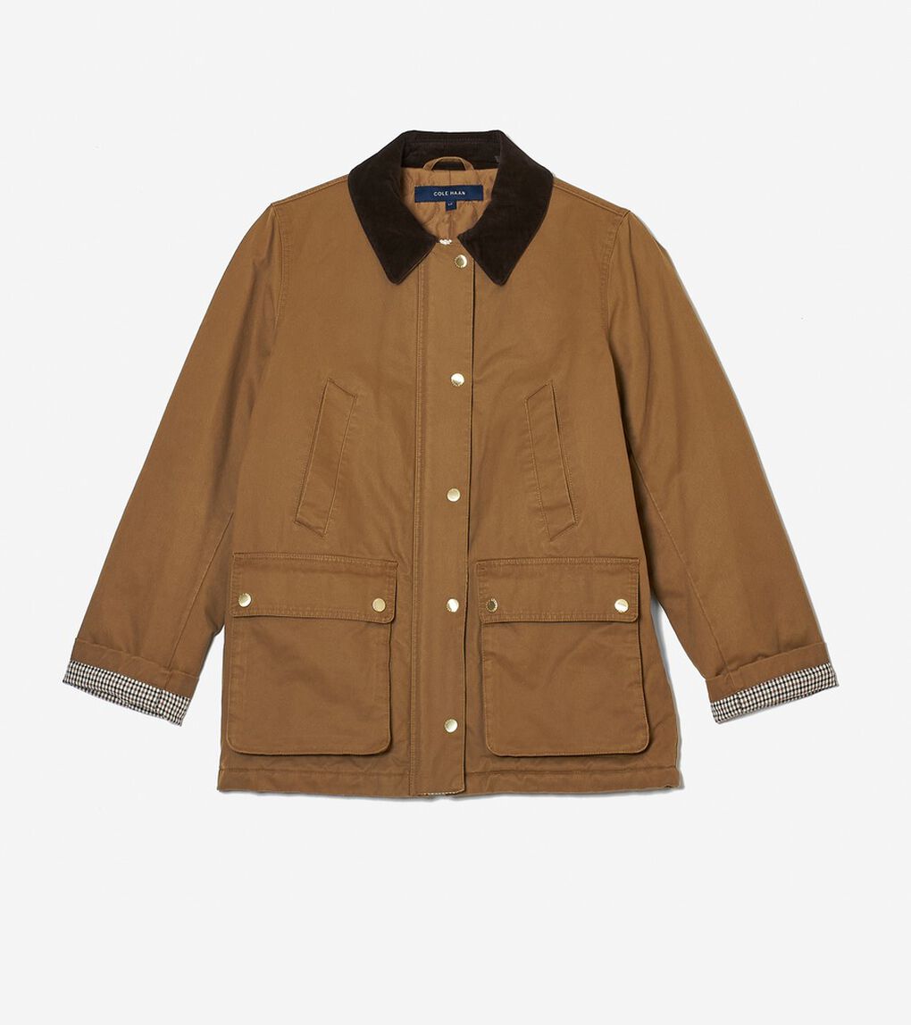 ワックスドコットンハンタージャケット womens.