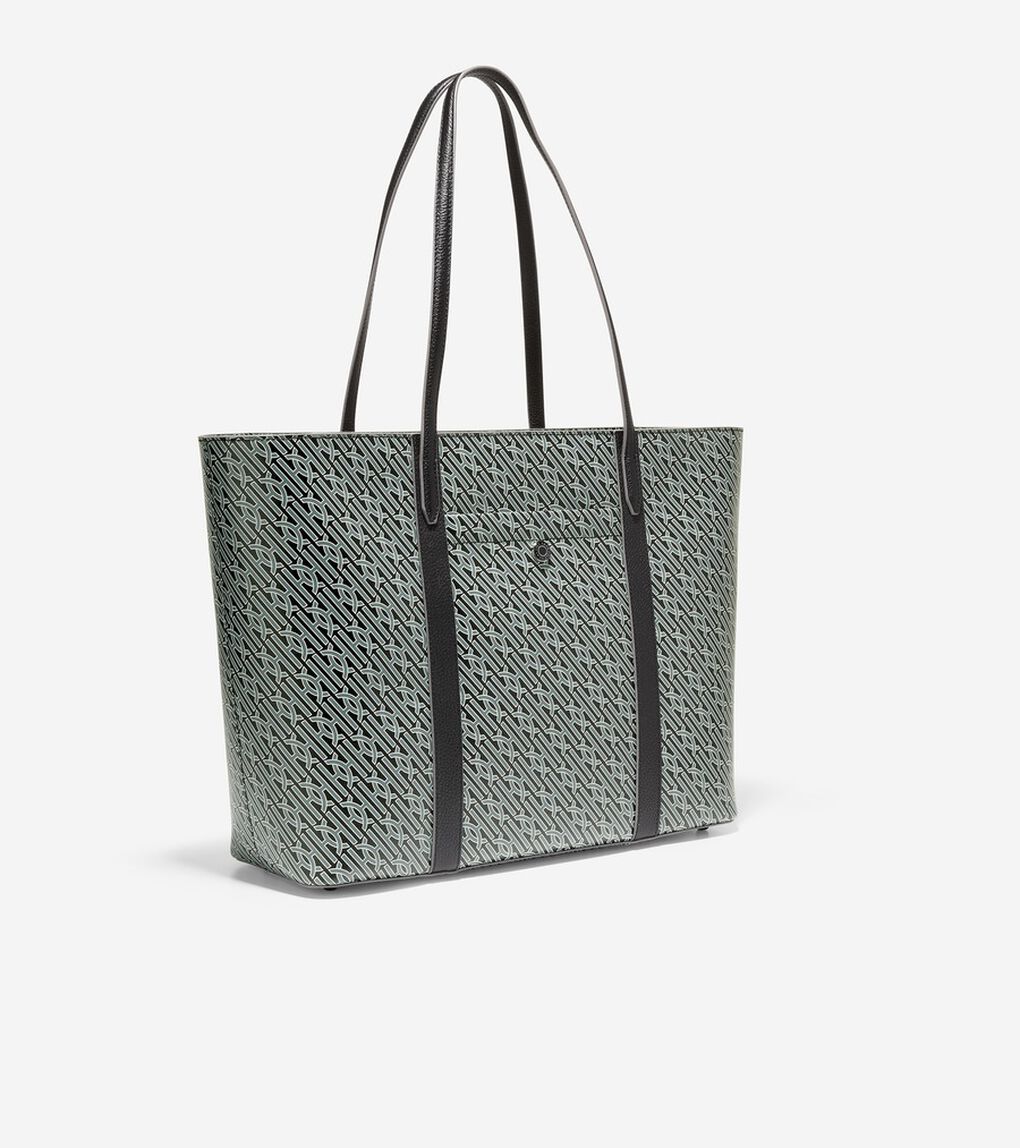 コーテッド キャンバス トップ ジップ トート womens.