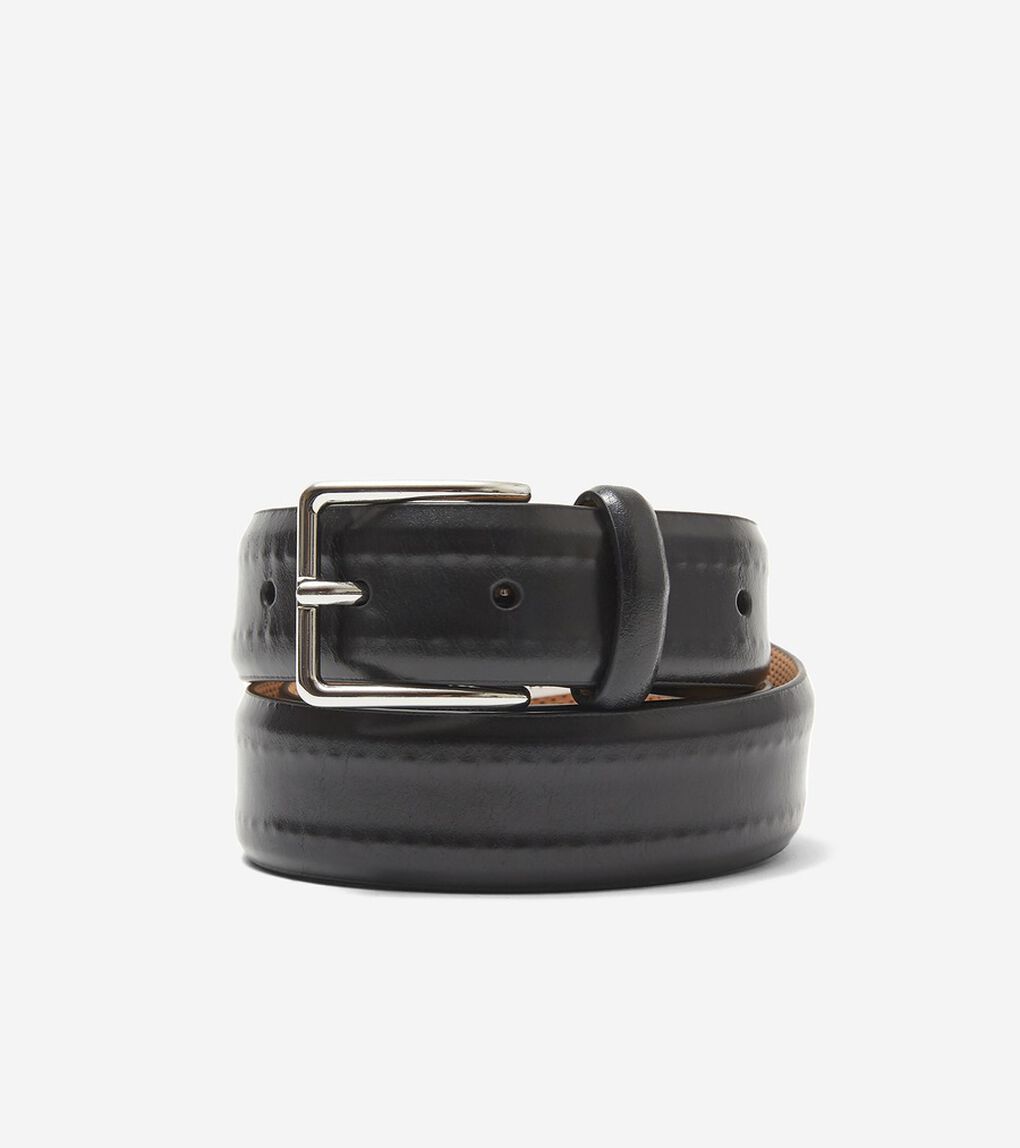 30mm ヒドゥン スティッチ ドレス ベルト mens.