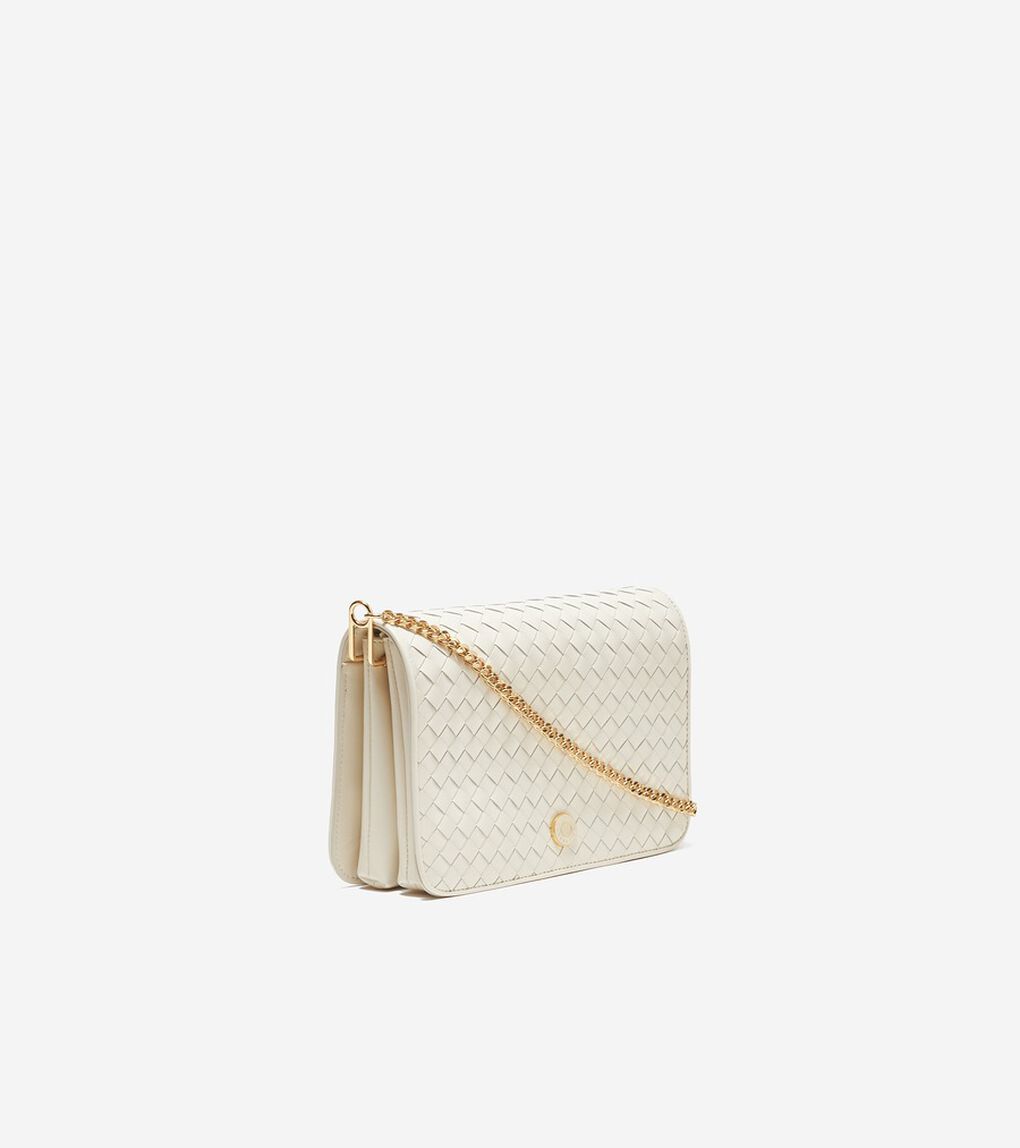 ウォーブン レザー クロスボディ womens.