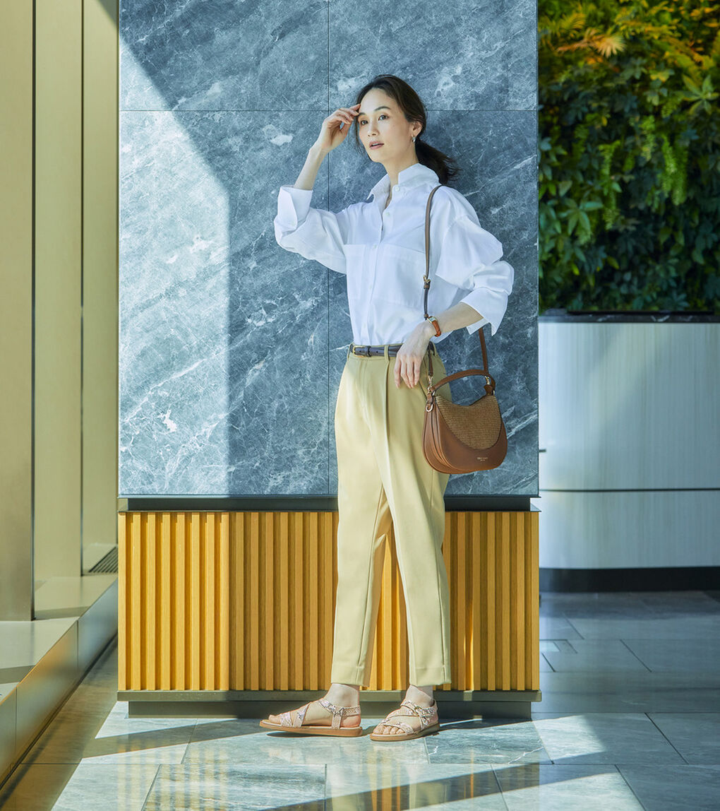 カミ バックル サンダル womens