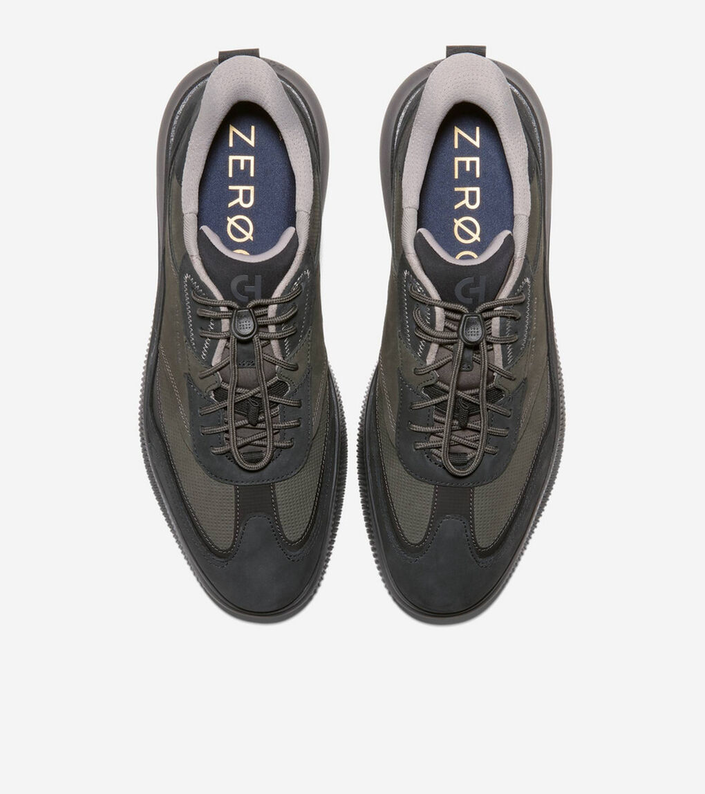 6.ゼログランド クイックオン レザー スニーカー mens