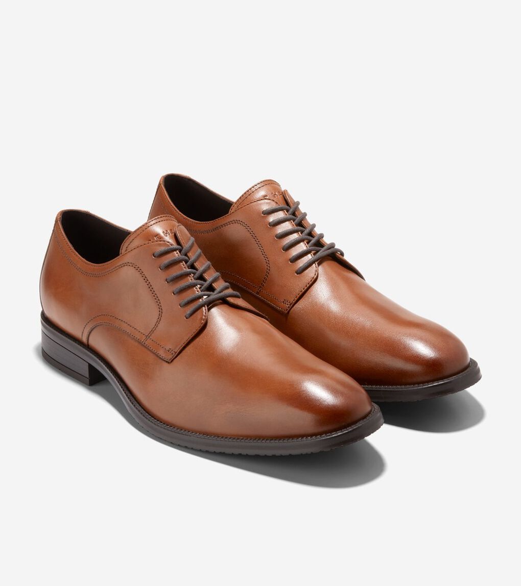 モダンエッセンシャル プレーントゥ オックスフォード mens.