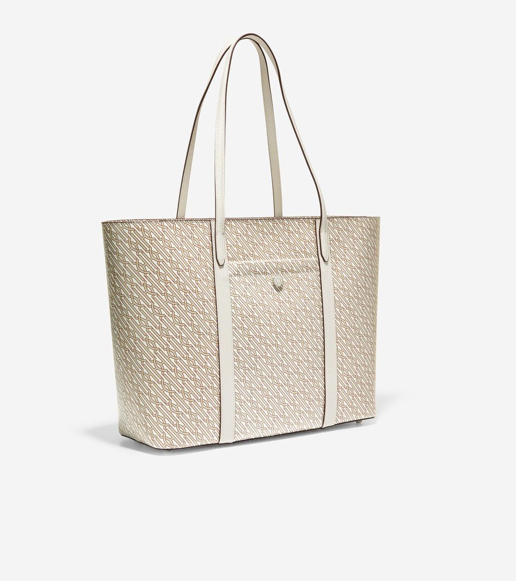 コーテッド キャンバス トップ ジップ トート womens.